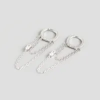 Geometric Fashion Gem Plating Earrings sku image 1