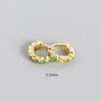 Geometric Fashion Gem Plating Earrings sku image 6