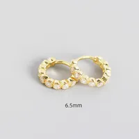 Geometric Fashion Gem Plating Earrings sku image 8