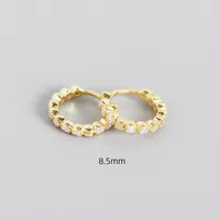 Geometric Fashion Gem Plating Earrings sku image 14