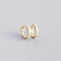 Fashion Geometric Plating Gem Earrings Ear Studs sku image 2