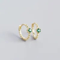 Geometric Fashion Gem Plating Earrings Ear Studs sku image 4
