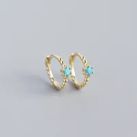 Geometric Fashion Gem Plating Earrings Ear Studs sku image 12