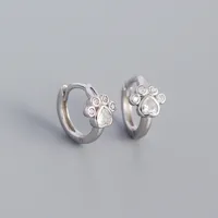 Animal Gem Plating Earrings sku image 1