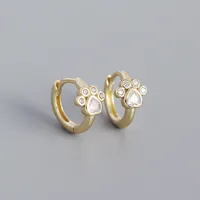 Animal Gem Plating Earrings sku image 2