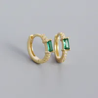 Geometric Fashion Gem Plating Earrings sku image 4