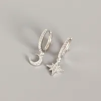 Star Fashion Gem Plating Earrings Ear Studs sku image 1