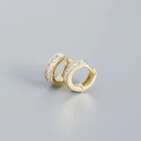 Geometric Fashion Gem Plating Earrings sku image 2