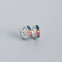 Geometric Fashion Gem Plating Earrings sku image 3