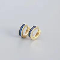 Geometric Fashion Gem Plating Earrings sku image 6