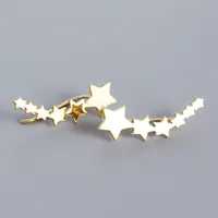 Star Fashion No Inlaid Plating Earrings sku image 2
