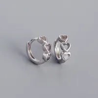 Heart No Inlaid Plating Earrings sku image 1