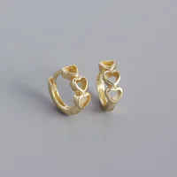 Heart No Inlaid Plating Earrings sku image 2