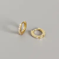 Geometric Fashion Gem Diamond Earrings Ear Studs sku image 3