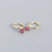Geometric Fashion Gem Plating Earrings Ear Studs sku image 10