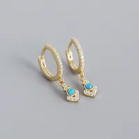 Geometric Fashion Gem Plating Earrings sku image 2
