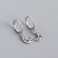 Moon Fashion No Inlaid Plating Earrings sku image 1