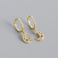 Moon Fashion No Inlaid Plating Earrings sku image 2
