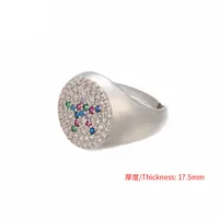 Fashion Copper Diamond Artificial Gemstones Unisex main image 4