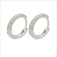 U Shape Simple Style Copper Artificial Gemstones Plating Earrings sku image 2