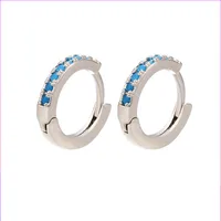 U Shape Simple Style Copper Artificial Gemstones Plating Earrings sku image 12