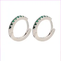 U Shape Simple Style Copper Artificial Gemstones Plating Earrings sku image 13