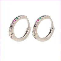 U Shape Simple Style Copper Artificial Gemstones Plating Earrings sku image 11