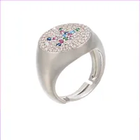 Fashion Copper Diamond Artificial Gemstones Unisex sku image 1