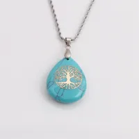 Water Droplets Fashion Alloy Necklace Wholesale sku image 6