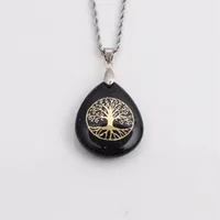 Water Droplets Fashion Alloy Necklace Wholesale sku image 7