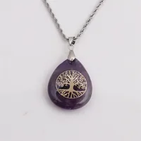 Water Droplets Fashion Alloy Necklace Wholesale main image 5