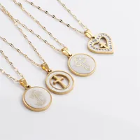 Heart Fashion Stainless Steel Necklace Wholesale main image 1