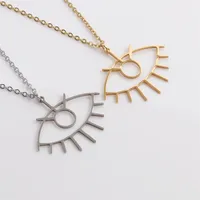 Devil'S Eye Fashion Stainless Steel Necklace Wholesale main image 1