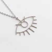 Devil'S Eye Fashion Stainless Steel Necklace Wholesale sku image 2