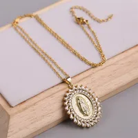 Geometric Ethnic Style Copper Necklace Wholesale main image 3