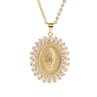 Geometric Ethnic Style Copper Necklace Wholesale main image 5