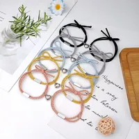 Cœur Style Simple Pas D'Incrustation Acier Au Titane Bracelets De Gros main image 2