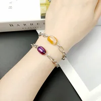 Geometric Simple Style Titanium Steel Bracelets In Bulk main image 4