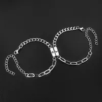 Style Simple Acier Inoxydable 304 Pas D'Incrustation Bracelets En Masse main image 3