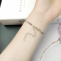 Cœur Style Simple Acier Inoxydable 304 Pas D'Incrustation Bracelets En Masse main image 3