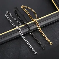 Geometric Simple Style No Inlaid Titanium Steel Bracelets Wholesale main image 1