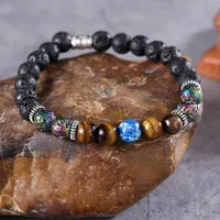 Fashion No Inlaid Natural Stone Bracelets Wholesale main image 1