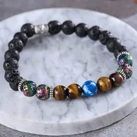 Fashion No Inlaid Natural Stone Bracelets Wholesale main image 2