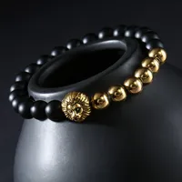 Lion Vintage Style Streetwear Alloy Glass Bracelets Wholesale main image 1