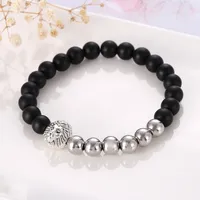 Lion Vintage Style Streetwear Alloy Glass Bracelets Wholesale main image 3
