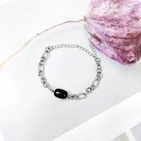 Geometric Simple Style Titanium Steel Bracelets In Bulk sku image 1