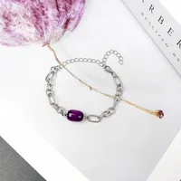 Geometric Simple Style Titanium Steel Bracelets In Bulk sku image 2