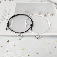 Simple Style Heart Alloy Plating No Inlaid Couple Bracelets sku image 3