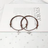 Simple Style Heart Alloy Plating No Inlaid Couple Bracelets sku image 5