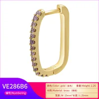 Le Cuivre Placage Des Boucles D'Oreilles main image 4